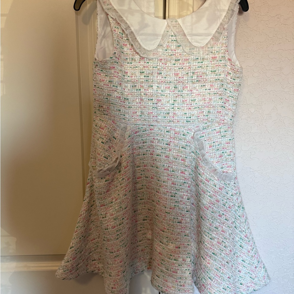 Janie and Jack Pastel Tweed Dress
